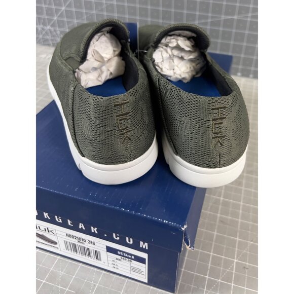 HUK Men's Brewster Slip-On Wet Traction Fishing & Deck Shoes Moss Sz. 8 New~~ - Picture 5 of 13